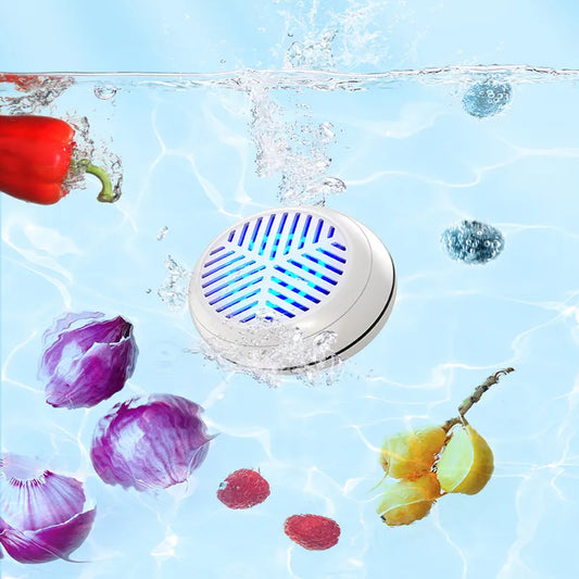 Protable Ultrasonic Fruit Vegetable Washing Machine Capsule Wireless Food Clean Suitable Outdoor Picnic Food Pesticide Purifier